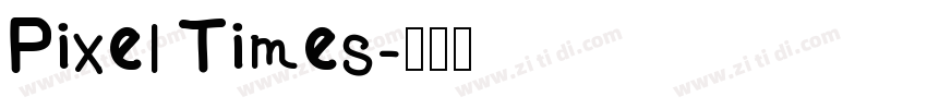 Pixel Times字体转换